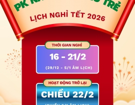THÔNG BÁO NGHỈ TẾT