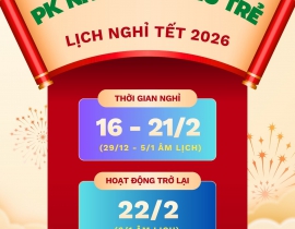 THÔNG BÁO NGHỈ TẾT