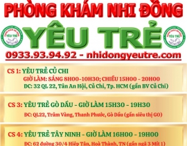 Thời gian làm việc tại các cơ sở Yêu Trẻ